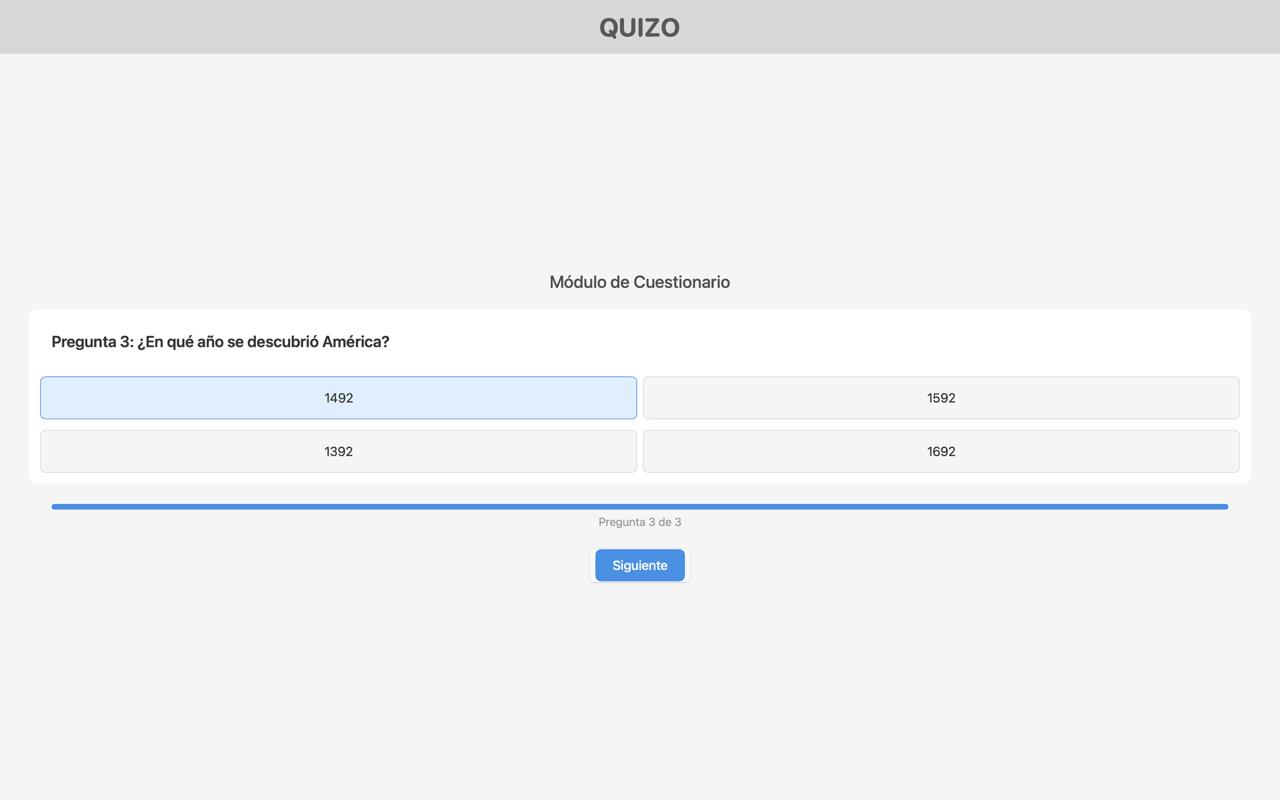 Quizo - Evaluaciones sin trampas
